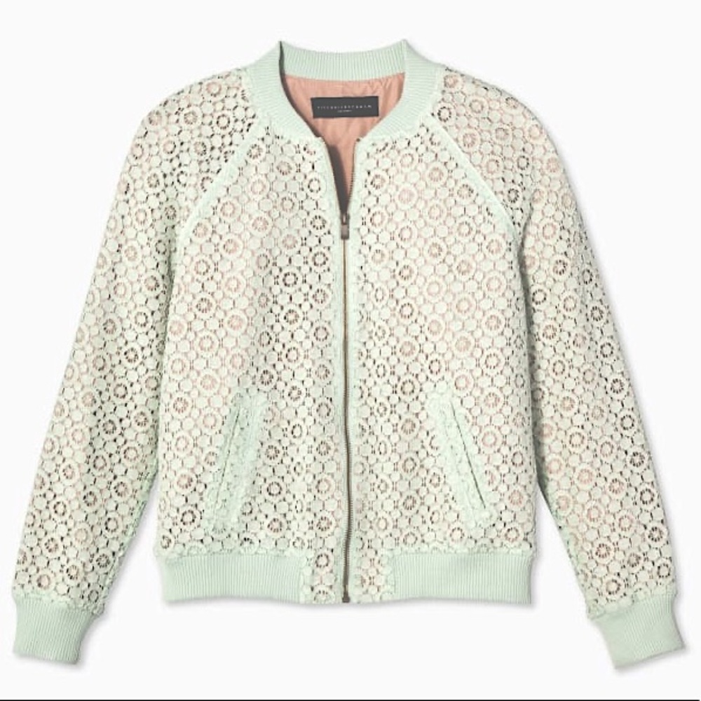 Victoria Beckham for Target Bomber Lace Jacket XS